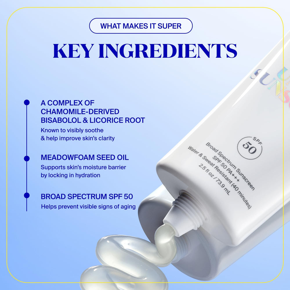 Priming effect of Supergoop! Unseen Sunscreen under makeup look