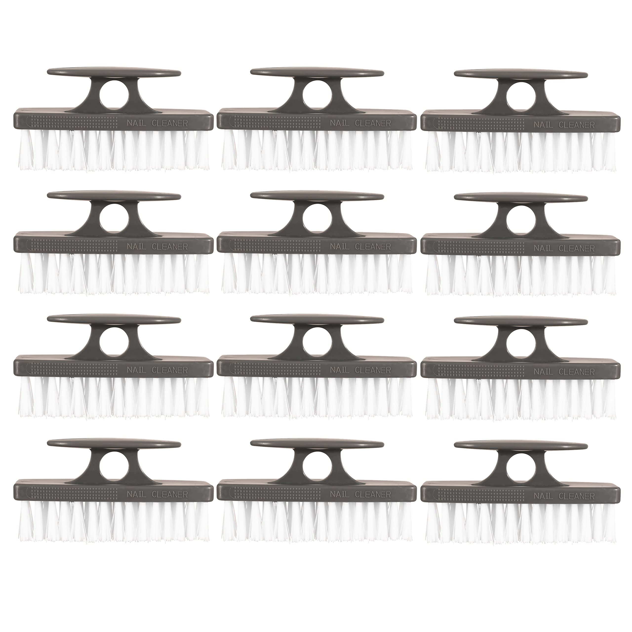 Superio nail brush handle with ergonomic grip for comfortable cleaning.