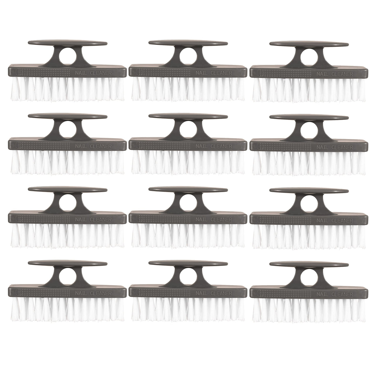 Superio nail brush handle with ergonomic grip for comfortable cleaning.