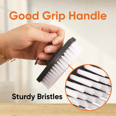 Travel-friendly size of the Superio nail brush fits bags and drawers.