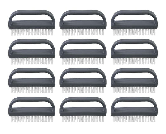 Superio stiff nail brush with ergonomic handle cleans fingernails efficiently.
