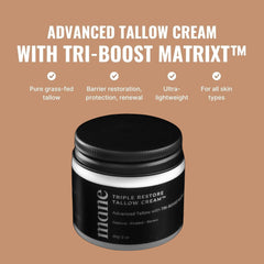Superior Mane Cream texture closeup highlights rich, fast-absorbing moisturizer.