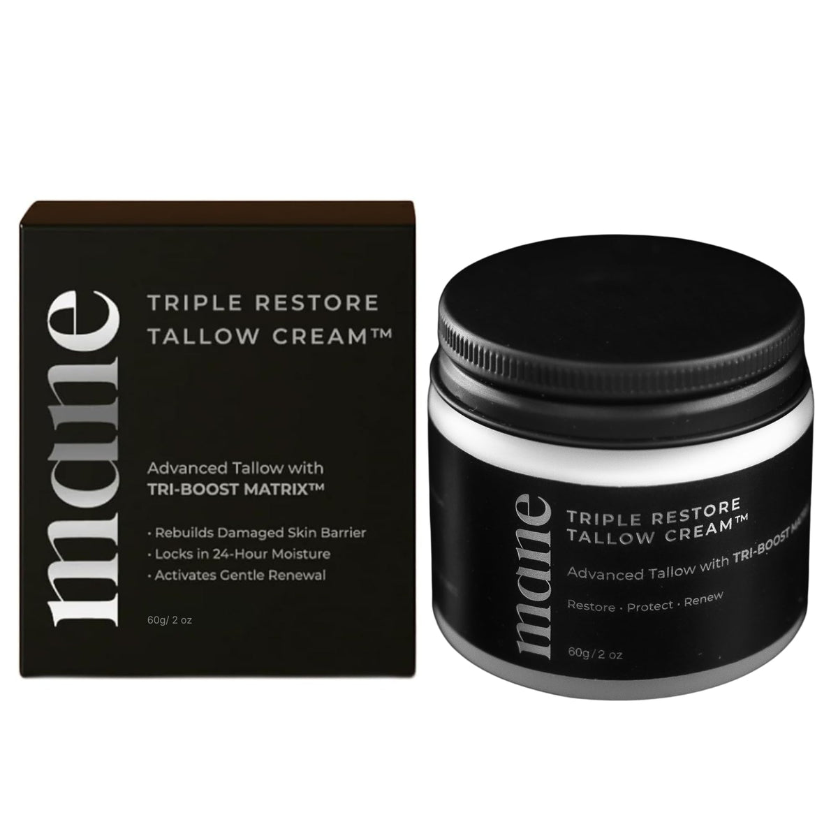 Superior Mane Wrinkle Balm bottle pour shows easy, non-greasy hydration.