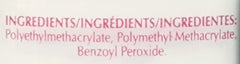 SuperNail Clear powder applied for long-lasting nails with high adhesion.