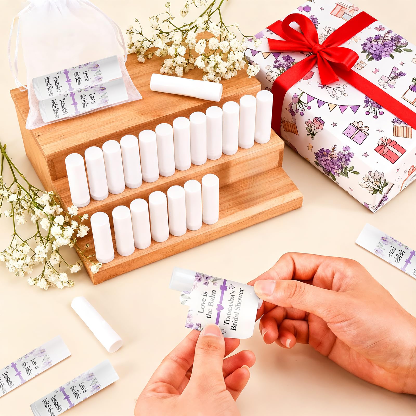 Supersun strawberry flavored lip balm for on-the-go moisture