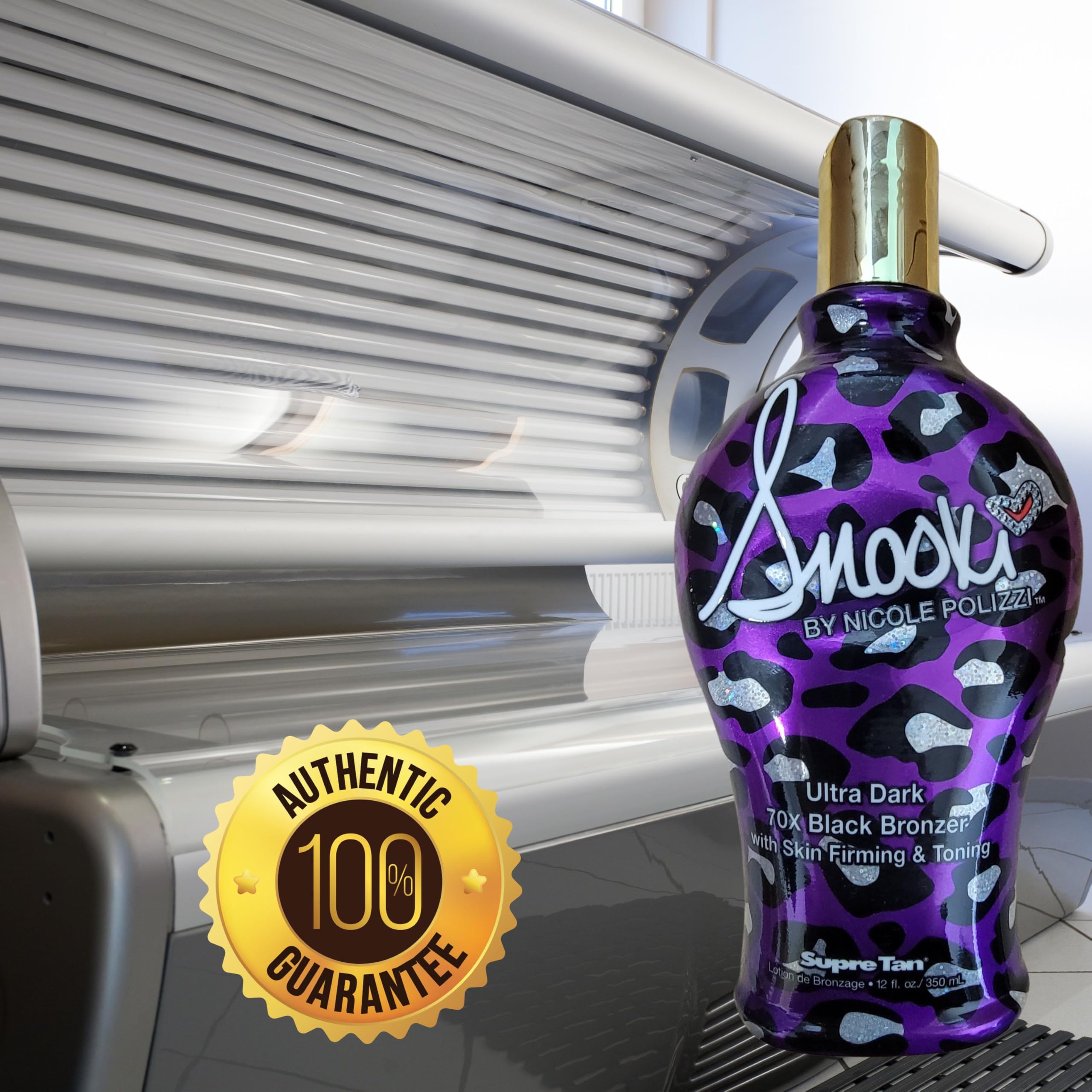 Tropical Twist fragrance noted on Supre Snooki Ultra Dark 70x bottle