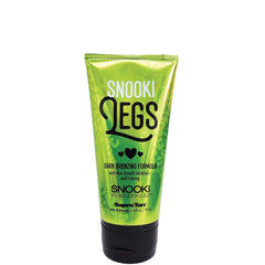 Supre Snooki Ultra Dark Leg Bronzer bottle delivering dramatic leg color.