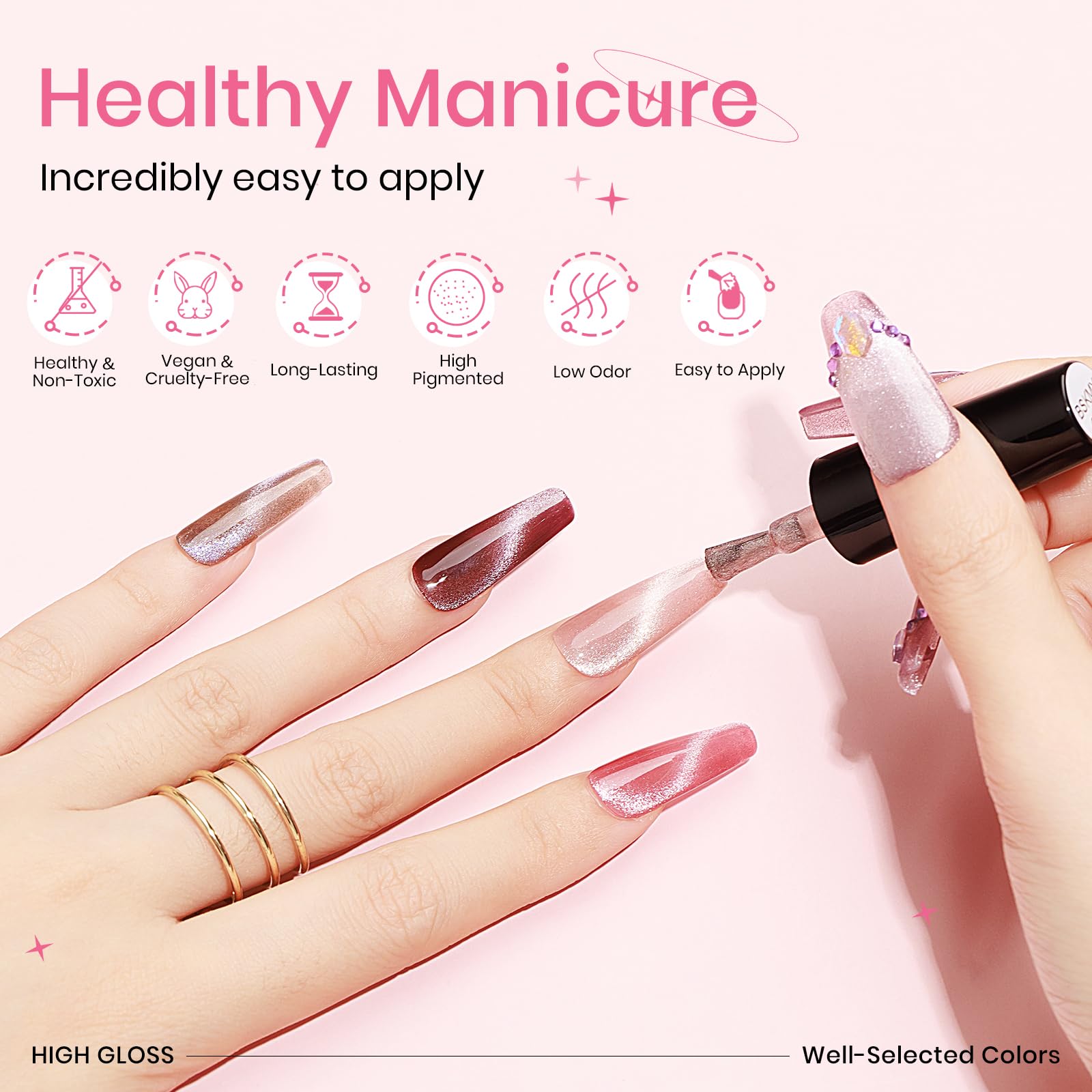 SUPWEE gel polish wear lasting 21+ days with proper curing.