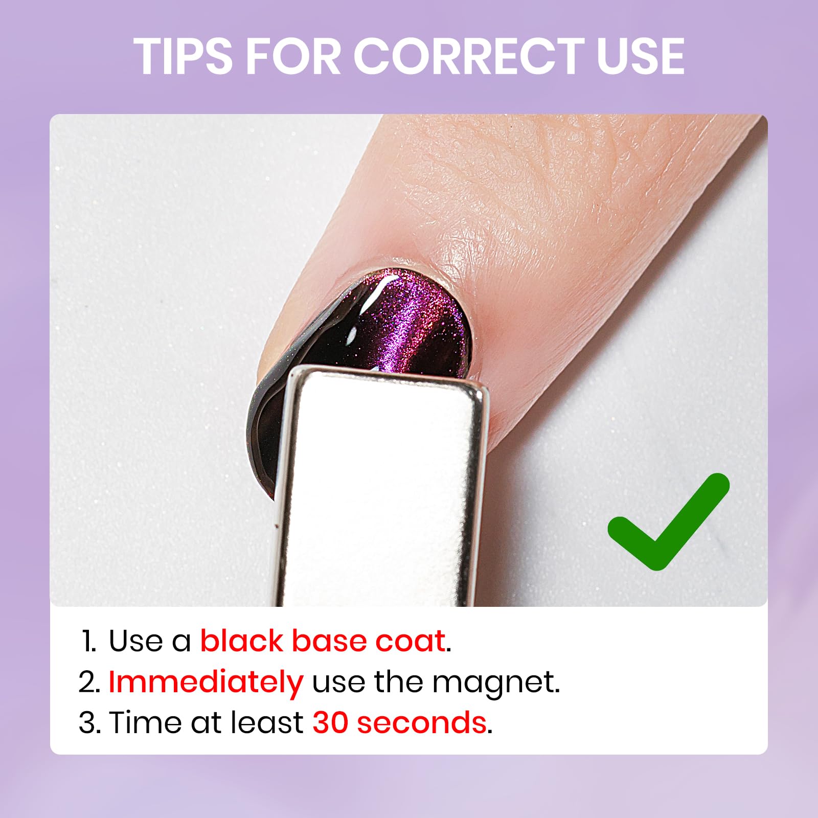 SUPWEE 9D cat eye polish shade 2 highlights subtle shimmer with magnetic control.
