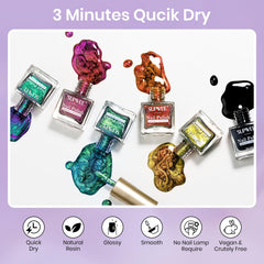 SUPWEE 9D cat eye polish shade 5 delivers vibrant optical shimmer under light.