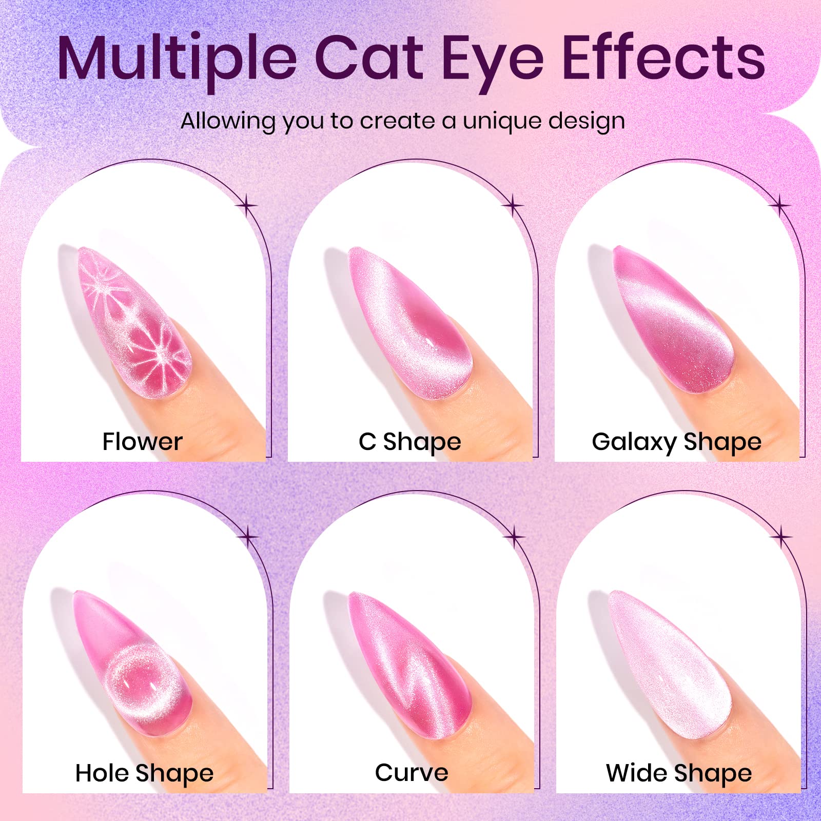 SUPWEE magnet used to create cat eye effect on nails