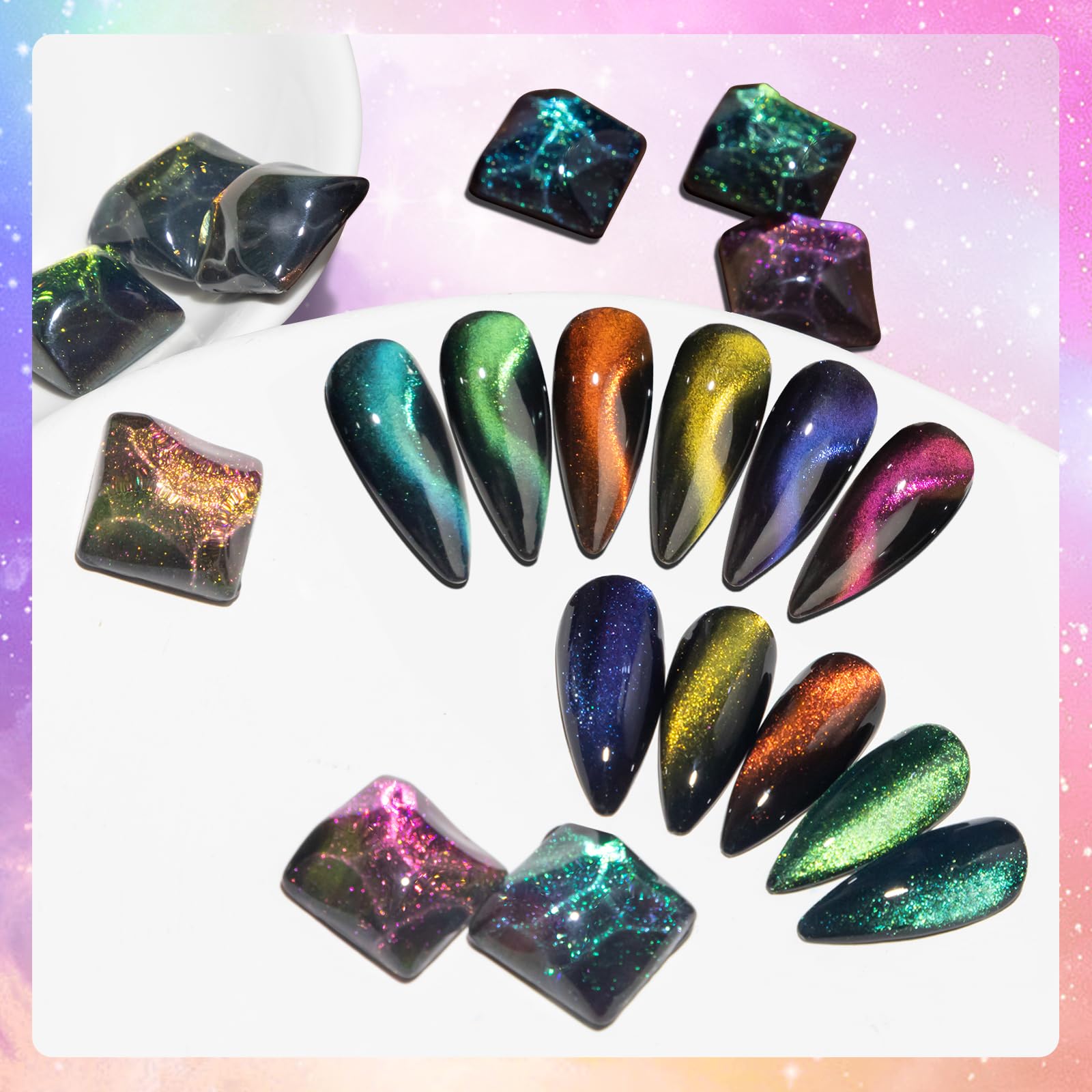 SUPWEE Cat Eye Gel Polish long-lasting finish with proper base and top coats.