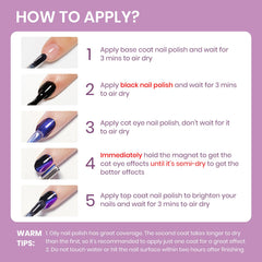 SUPWEE cat eye polish shimmer glitter collection highlights holographic tones for versatile looks