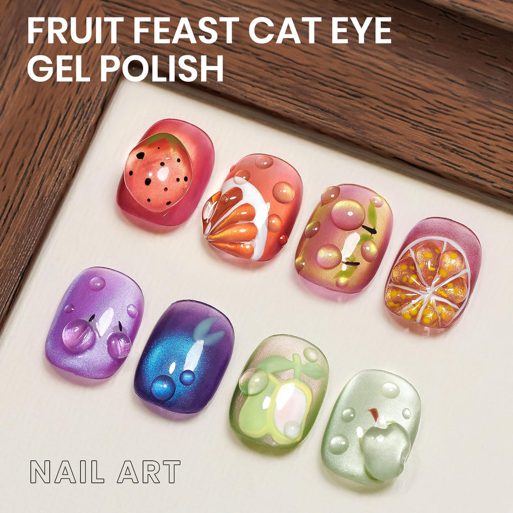 SUPWEE Cat Eye Polish fruit colors kit highlights 12 hues for variety