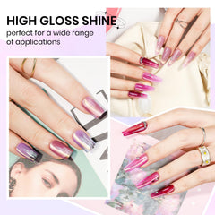 Supwee Cat Eye Purple gel polish delivers bold, eye-catching cat eye effects.