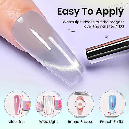 SUPWEE Chameleon Cat Eye Gel Polish bottle with color-shift finish.