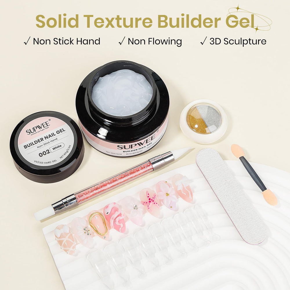 SUPWEE chrome powder set adds metallic accents to nail art
