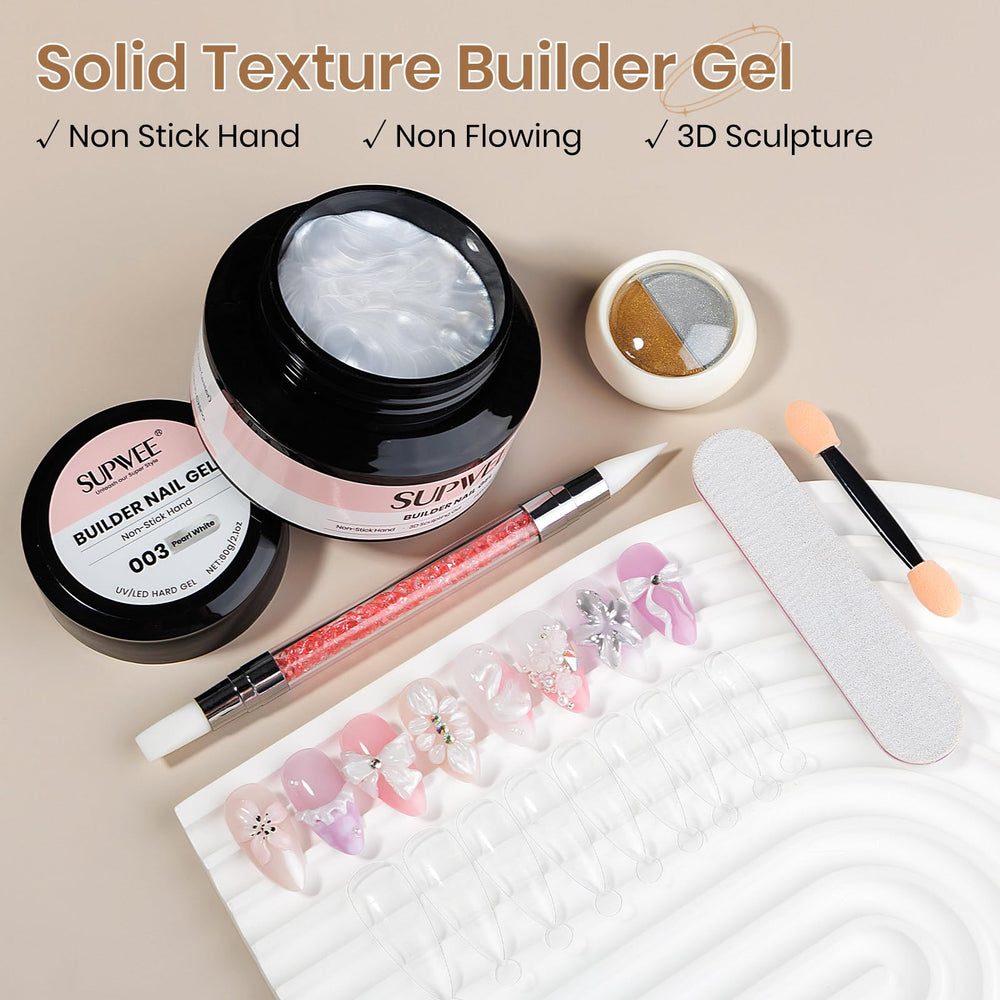 SUPWEE chrome powder dual-color kit adds reflective shimmer for standout nails.