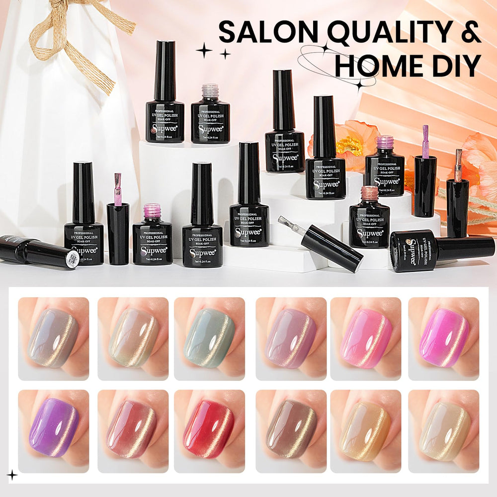 SUPWEE different magnetic effects allow customizing nail art quickly.