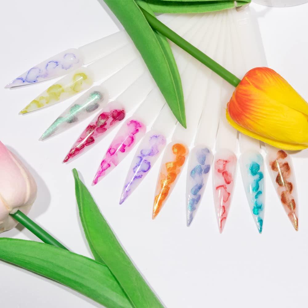 SUPWEE easy blooming pattern demo for manicure ideas.