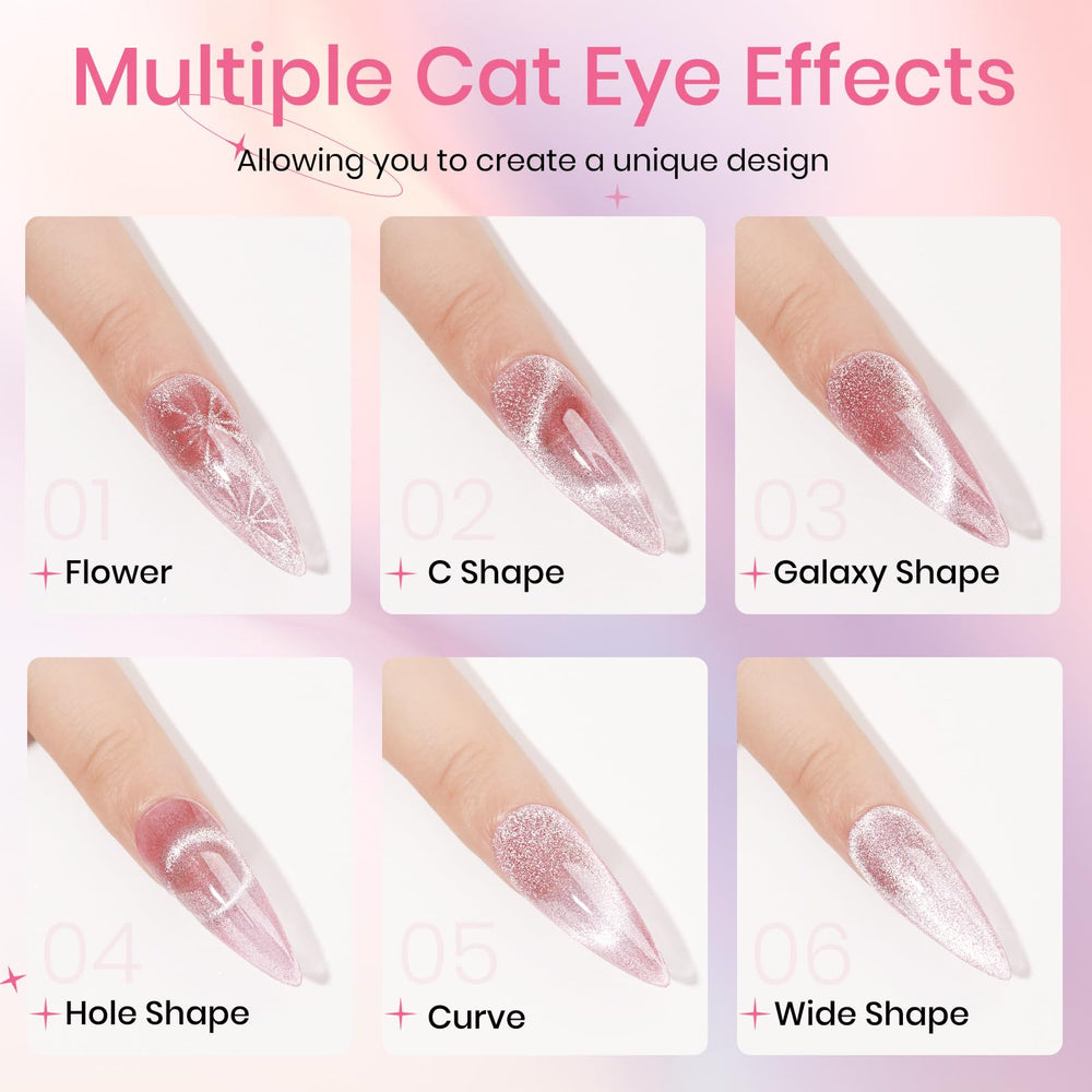 SUPWEE double-head magnetic stick for precise cat eye effects.