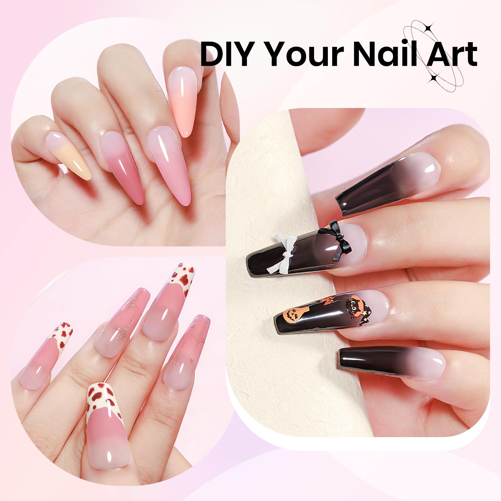 SUPWEE French Tip Guide Stickers ensure clean, crisp edges