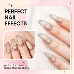 SUPWEE holographic cat eye gel polish delivers vibrant shine and depth.