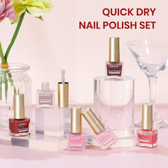 SUPWEE Jelly Nail Polish Set easy-application shot demonstrates smooth coverage and even coats.