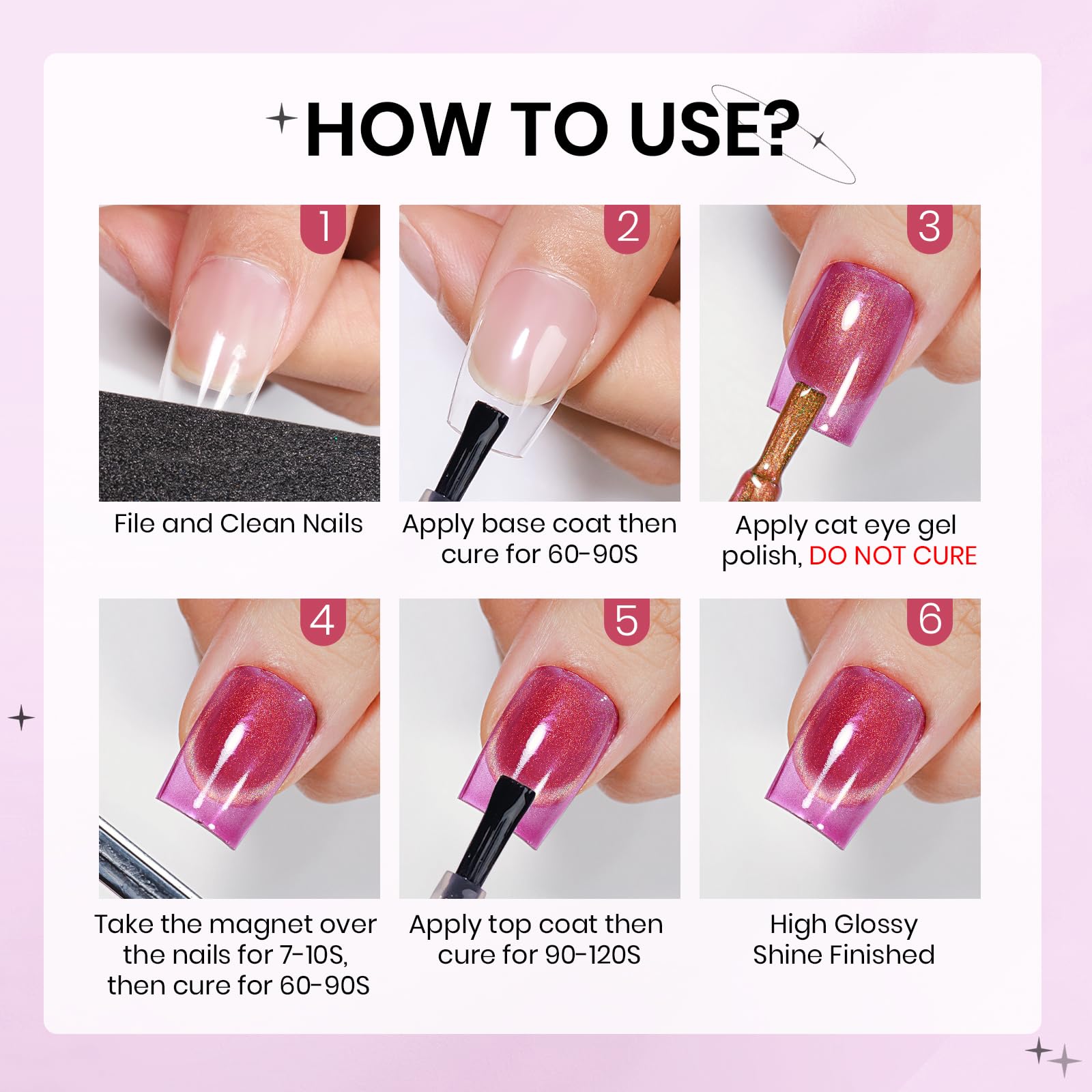 SUPWEE long-lasting wear keeps nails looking fresh for days.