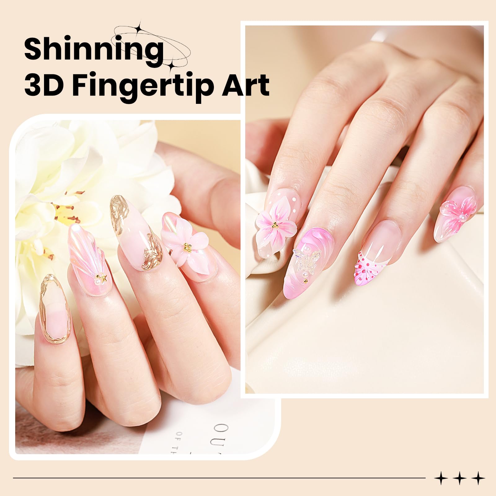 SUPWEE  nail art DIY kit at home for creative projects.