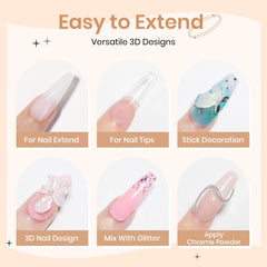 SUPWEE 24 extend molds for precise extensions and 3D designs.