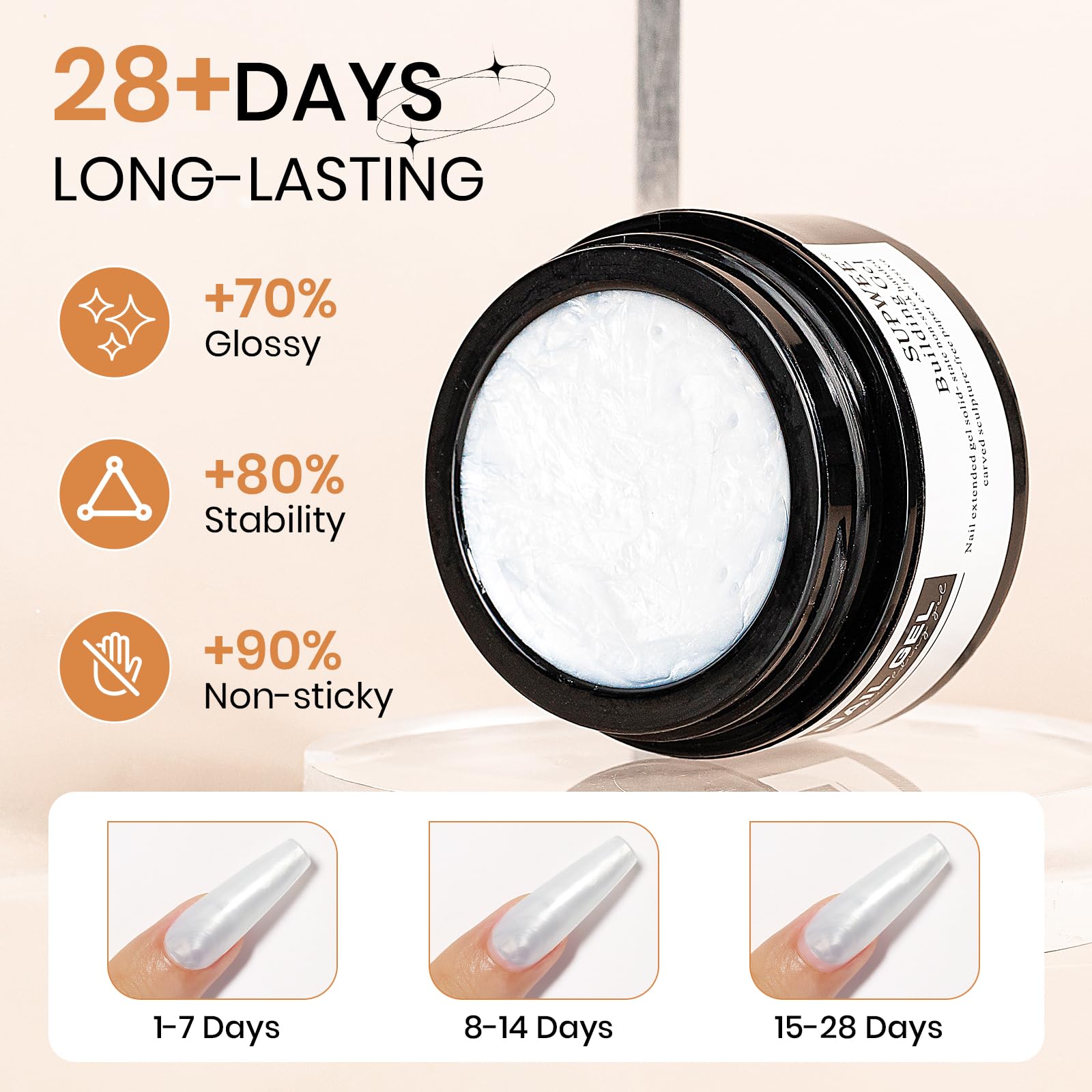 SUPWEE nail file included to shape and finish a polished manicure.