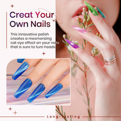 SUPWEE gel swatches reveal a glossy, shimmering finish for striking nails