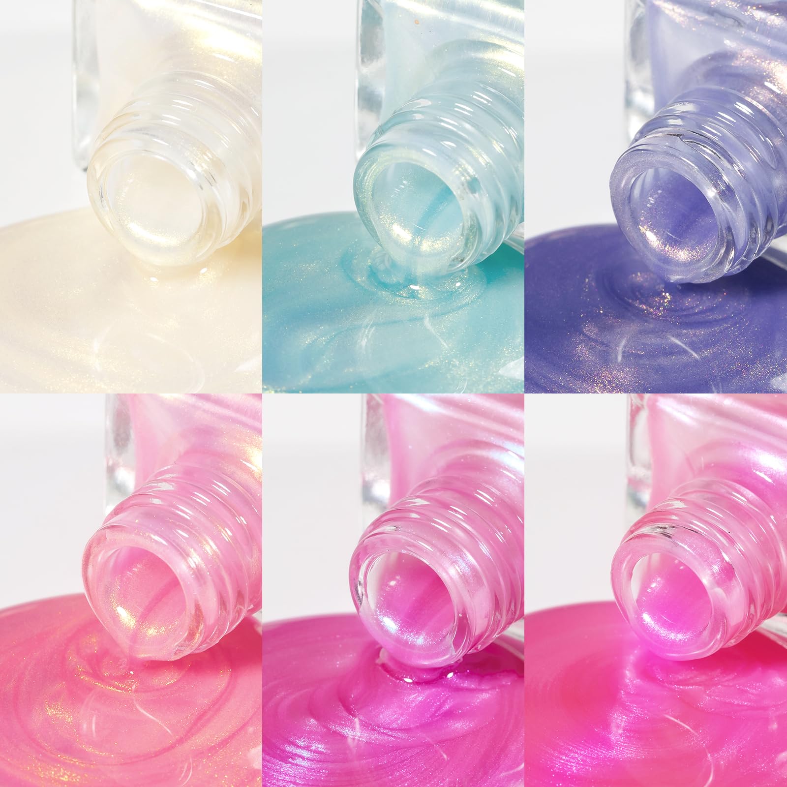 SUPWEE Pearl white nail polish bottle for a clean minimalist style
