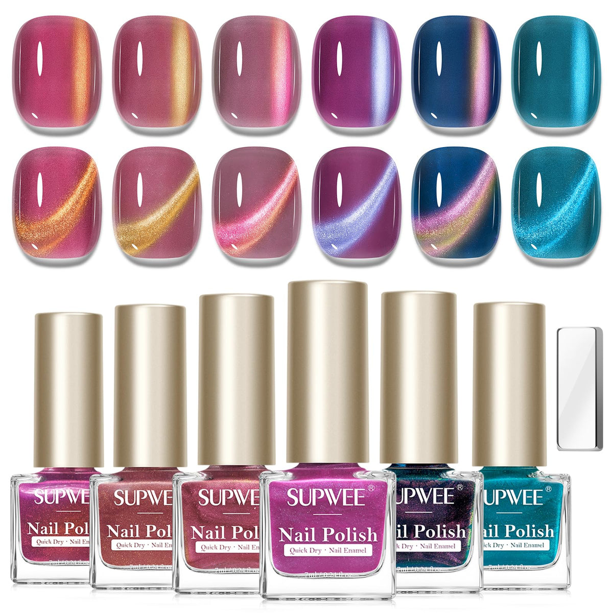 SUPWEE Quick Dry Cat Eye Set packaging for easy at-home use.