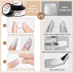 SUPWEE silicone nail pen enables precise detailing and patterns.