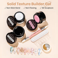 SUPWEE solid mold gel non-stick formula enables smooth sculpting and easy cleanup.