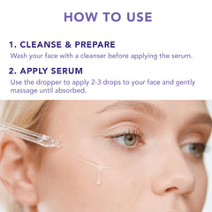 Before-and-after style view illustrating improved skin tone with Suquato.