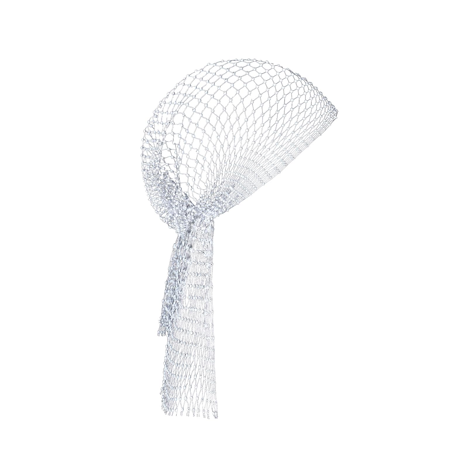 Surblue rhinestone mesh headband with crystal detailing adds nightlife sparkle.