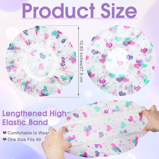 Sureio bow style shower cap offers a comfortable, secure fit