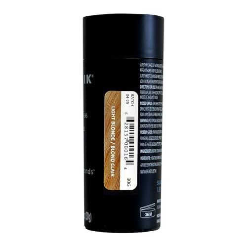 Surethik Light Blonde fibers dispense action demonstrates easy application