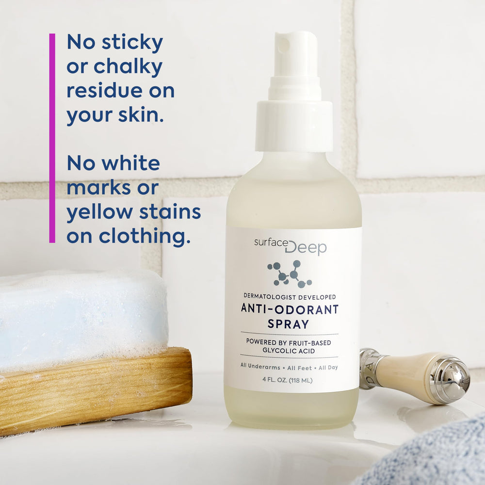 Surface Deep vegan cruelty-free icon denotes ethical deodorant choice