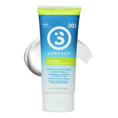 Surface Dry-Touch Lotion Sunscreen bottle front offering reef-safe SPF 30 protection