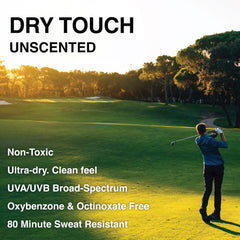 Reef-safe formula from Surface Sun Systems SPF 50 protects skin and coral reefs.