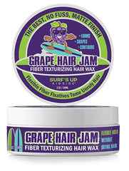 Surf’s Up Grape Hair Jam dollop demonstrating easy texture and frizz control.