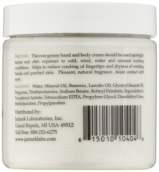 Surgeon's Skin Secret Beeswax Cream being applied to dry skin for soothing hydration