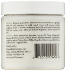 Surgeon's Skin Secret Beeswax Cream being applied to dry skin for soothing hydration