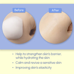 Gently pat SUR.MEDIC+ Azulene Toner into sensitive skin for quick absorption