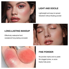 SURORAIN blush palette opened with 12 harmonious hues for cheeks and eyes.