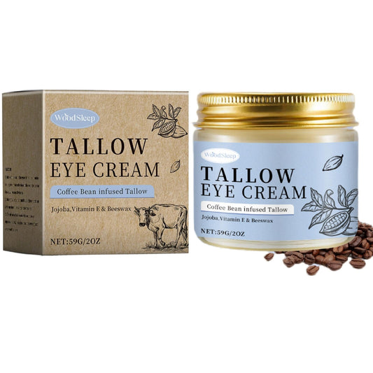 SURORAIN Coffee Beef Tallow Eye Cream tube ready for smoother under-eye skin.